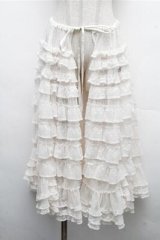 PINK HOUSE / ポルカドットチュールタブリエ  アイボリー S-26-04-06-059-LO-SK-HR-ZS