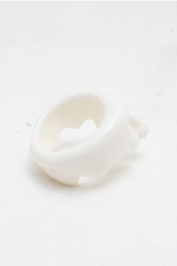 画像2: Q-pot. / Milk Meltリング  白 S-26-04-06-006-QP-AC-HR-ZS