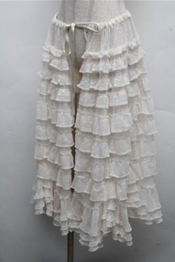 画像3: PINK HOUSE / ポルカドットチュールタブリエ  アイボリー S-26-04-06-059-LO-SK-HR-ZS