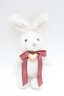 画像1: PINK HOUSE / クッキーラビッツぬいぐるみコサージュ  オフ S-26-04-06-007-LO-ZA-HR-ZS