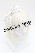 Angelic Pretty / Dollyななめリボンカチューシャ  白 S-26-04-06-012-AP-AC-AS-ZS