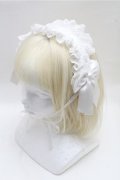 LOLITA / リボンヘッドドレス  白 S-26-04-06-013-LO-ZA-AS-ZS