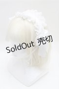 LOLITA / リボンヘッドドレス  白 S-26-04-06-013-LO-ZA-AS-ZS