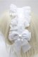 画像2: LOLITA / リボンヘッドドレス  白 S-26-04-06-013-LO-ZA-AS-ZS (2)