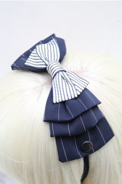 画像3: LOLITA / カチューシャ  紺 S-26-04-06-014-LO-BL-AS-ZS