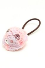 画像2: Q-pot. / キラキラ ストロベリー&ブルーベリー アイスクリーム ヘアゴム  ピンクｘラベンダー S-26-04-06-002-QP-ZA-HR-ZS (2)