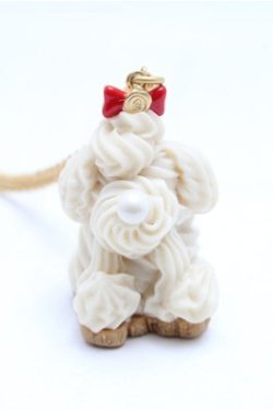 画像2: Q-pot. / プードルケーキネックレス  アイボリー S-26-04-06-020-QP-AC-HR-ZS