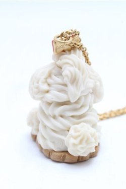 画像3: Q-pot. / プードルケーキネックレス  アイボリー S-26-04-06-020-QP-AC-HR-ZS
