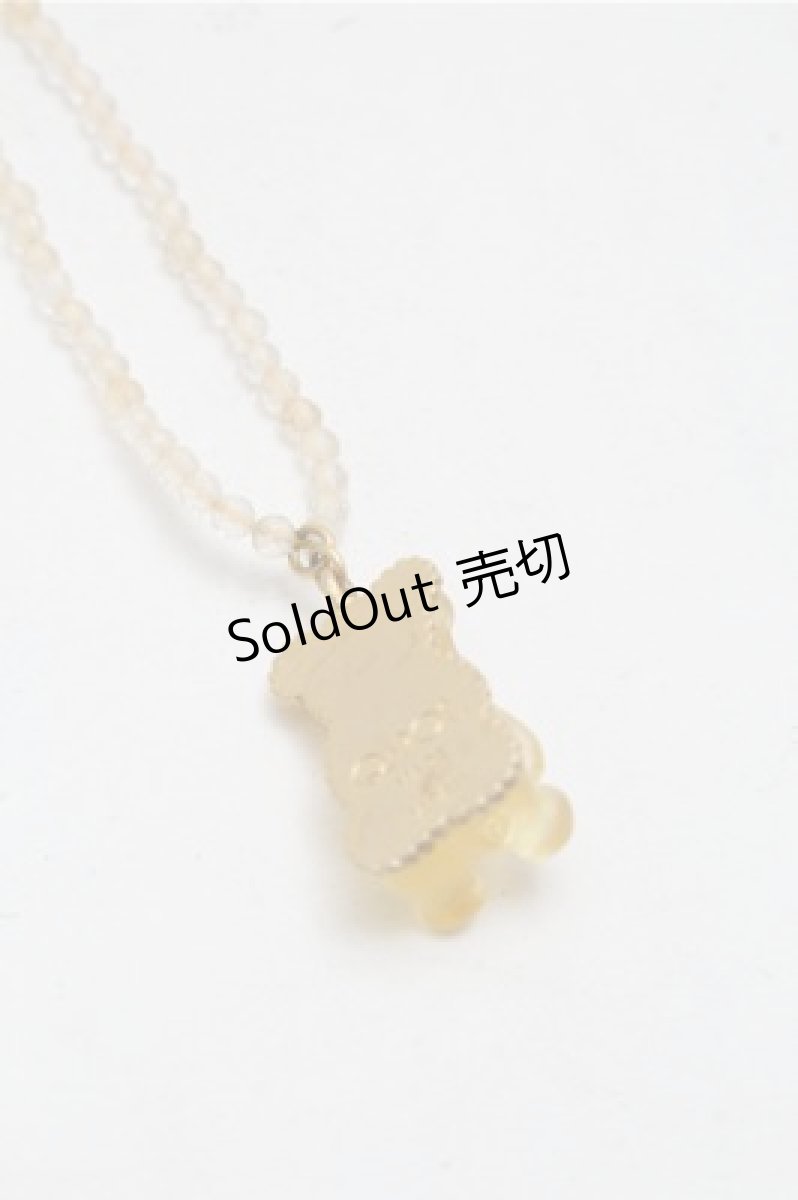 画像3: Q-pot. / シトリン テディ-ベアハードグミネックレス(レモン)  イエロー S-26-04-06-023-QP-AC-HR-ZS (3)