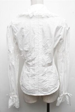 画像2: BABY,THE STARS SHINE BRIGHT / 後ろピンタックブラウス  白 S-26-04-06-026-BA-BL-AS-ZS