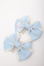 画像2: Angelic Pretty / きらきらビジューコーム  サックス S-26-04-07-005-AP-AC-AS-ZS (2)