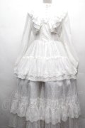 Hoshibako Works / リトルグレイスワンピース  白 S-26-04-07-047-LO-TO-HR-ZS