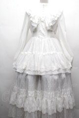 Hoshibako Works / リトルグレイスワンピース  白 S-26-04-07-047-LO-TO-HR-ZS