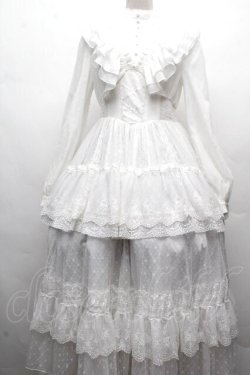 画像1: Hoshibako Works / リトルグレイスワンピース  白 S-26-04-07-047-LO-TO-HR-ZS