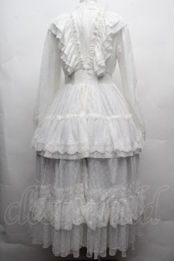 画像2: Hoshibako Works / リトルグレイスワンピース  白 S-26-04-07-047-LO-TO-HR-ZS