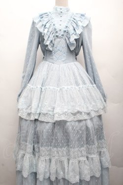 画像1: Hoshibako Works / リトルグレイスワンピース  サックス S-26-04-07-051-LO-TO-HR-ZS