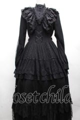 Hoshibako Works / リトルグレイスワンピース  黒 S-26-04-07-052-LO-TO-HR-ZS