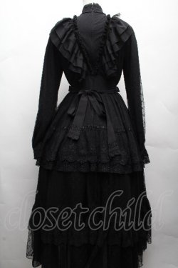 画像2: Hoshibako Works / リトルグレイスワンピース  黒 S-26-04-07-052-LO-TO-HR-ZS