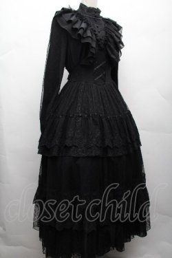 画像3: Hoshibako Works / リトルグレイスワンピース  黒 S-26-04-07-052-LO-TO-HR-ZS