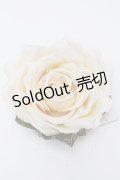 PINK HOUSE / ホワイトローズコサージュ  白 S-26-04-07-008-LO-ZA-HR-ZS