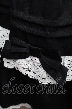 画像5: Chalmiere / ハッピーフリルジャンパースカートセット  黒ｘ白 S-26-04-07-054-0-OP-HR-ZS