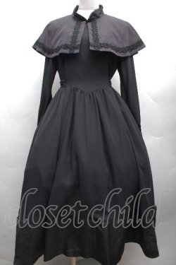 画像1: MIHO MATSUDA / ワンピース・ビアズ  黒 S-26-04-07-055-GO-OP-HR-ZS