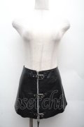 PUNK / ZIPレザースカート  黒 S-26-04-07-059-PU-SK-HR-ZS