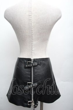 画像2: PUNK / ZIPレザースカート  黒 S-26-04-07-059-PU-SK-HR-ZS