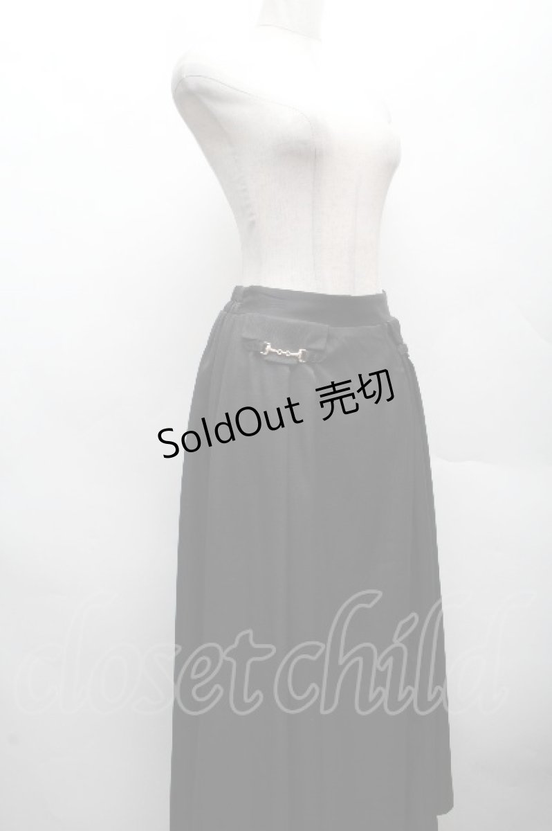 画像3: axes femme / ビット付フレアスカート  黒 S-26-04-07-061-AX-SK-AS-ZS (3)
