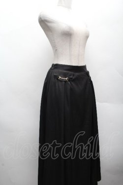 画像3: axes femme / ビット付フレアスカート  黒 S-26-04-07-061-AX-SK-AS-ZS