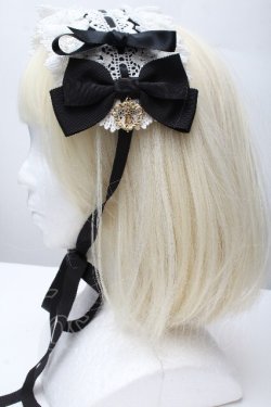 画像2: BABY,THE STARS SHINE BRIGHT / プリンセスドロップヘッドドレス  黒 S-26-04-07-009-BA-AC-AS-ZS