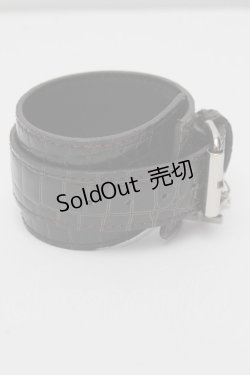 画像3: h.NAOTO / ベルトブレスレット  黒 S-26-04-07-001-HN-AC-AS-ZS