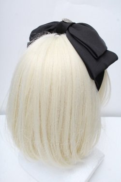 画像2: MIHO MATSUDA / リボンカチューシャ  黒 S-26-04-07-016-GO-AC-HR-ZS