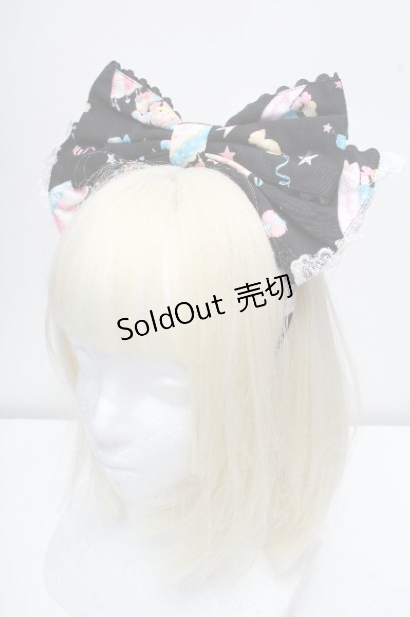 画像1: Angelic Pretty / Candy Fun Fairカチューシャ  黒 S-26-04-07-017-AP-AC-AS-ZS (1)
