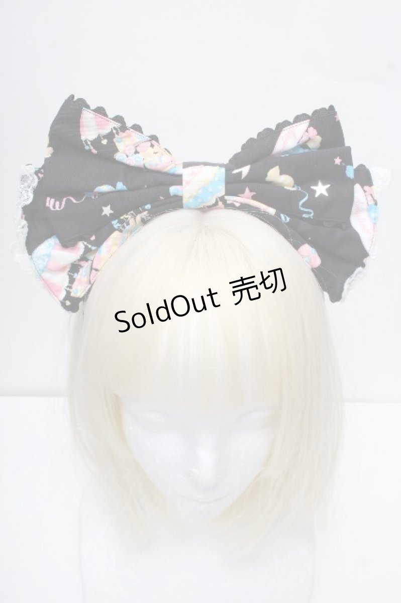 画像2: Angelic Pretty / Candy Fun Fairカチューシャ  黒 S-26-04-07-017-AP-AC-AS-ZS (2)