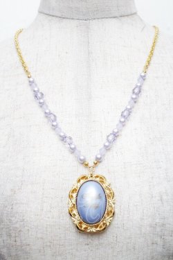 画像1: Angelic Pretty / カメオウィンドウネックレス  ラベンダー S-26-04-07-025-AP-AC-HR-ZS