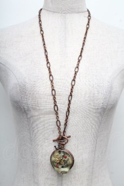 画像1: Q-pot. / アリス/メルティポケットウォッチネックレス  アンティークゴールド S-26-04-07-027-QP-AC-AS-ZS