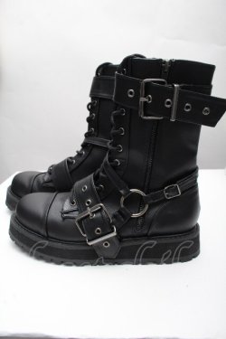 画像4: Demonia / ベルトブーツ 27.5 黒 S-26-04-07-032-PU-SH-AS-ZS
