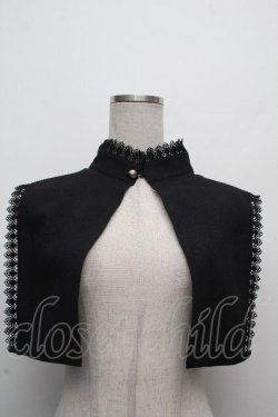 画像1: MIHO MATSUDA / つけ襟(クロス) F ブラック S-26-04-07-004-GO-ZA-TE-ZS