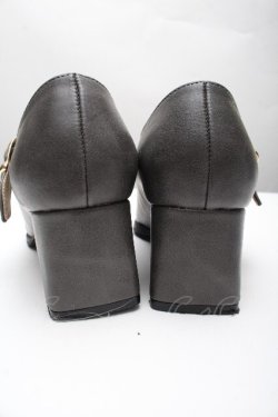 画像2: an another angelus / ワンストラップスクエアトゥパンプス SS グレー S-26-04-07-033-CA-BG-AS-ZS