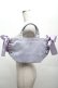 画像2: Maison de FLEUR / サイドレースアップリボントートバッグ  ラベンダー S-26-04-07-035-LO-BG-TE-ZS (2)