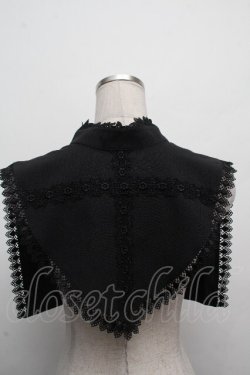 画像2: MIHO MATSUDA / つけ襟(クロス) F ブラック S-26-04-07-004-GO-ZA-TE-ZS