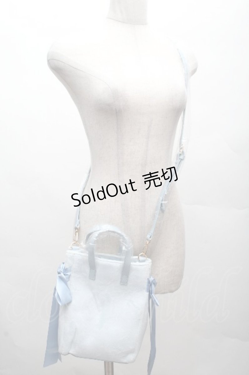 画像2: Maison de FLEUR / シナモロール　ショルダーバッグ  サックス S-26-04-07-036-LO-BG-HR-ZS (2)