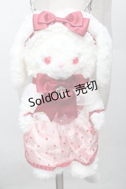 画像1: BABY,THE STARS SHINE BRIGHT / 〜Bon anniversaire〜ずっといっしょ Ma petite Lotteなうさくみゃちゃんポシェット  白ｘ赤 S-26-04-07-037-BA-BG-HR-ZS