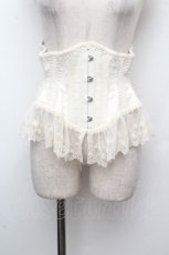画像1: abilletage / レースショートコルセット  オフ S-26-04-09-001-GO-TO-AS-ZS (1)