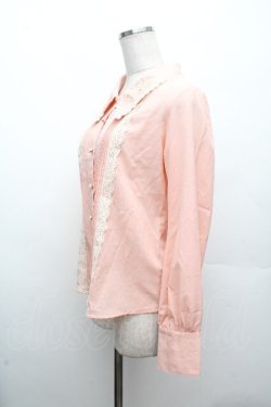 画像3: axes femme POETIQUE / 襟刺繍ブラウス M ピンク S-26-04-09-003-AX-BL-TE-ZS