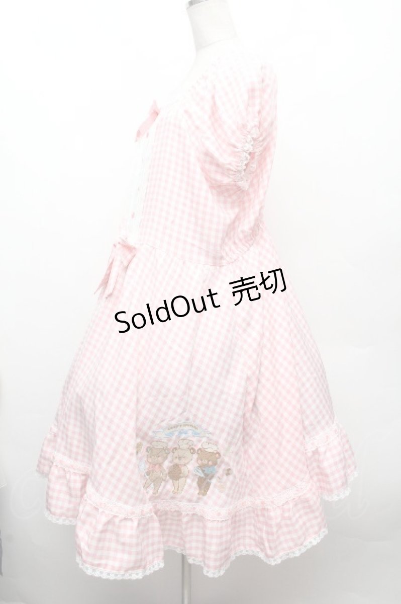 画像3: Avail / My dear little chefスハンソデワンピース 4L ピンク S-26-04-09-026-GO-OP-AS-ZS (3)