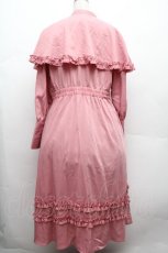 画像3: FLC / MINA*ケープワンピース 3L ピンク S-26-04-09-027-LO-OP-HR-ZS (3)