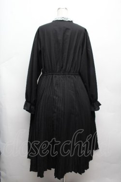 画像4: m petit by misako / AM*レースエリプリーツワンピース 3L 黒 S-26-04-09-028-LO-OP-HR-ZS