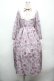 画像1: axes femme / ラヴィアンローズ柄ワンピース F ピンク S-26-04-09-029-AX-OP-TE-ZS (1)